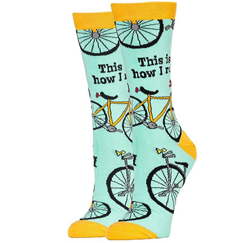 How I Roll Women's Bicycle Sock