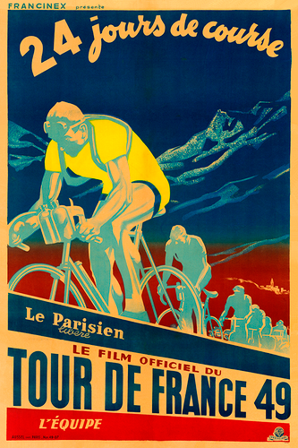 1949 Tour de France Poster