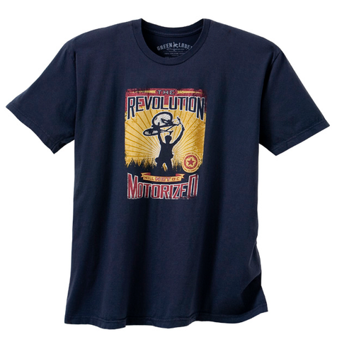 Not Motorized 100% organic mens t-shirt by Green Label