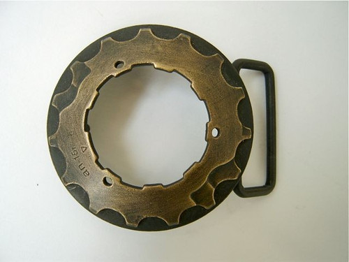 Brass Cog Belt Buckle