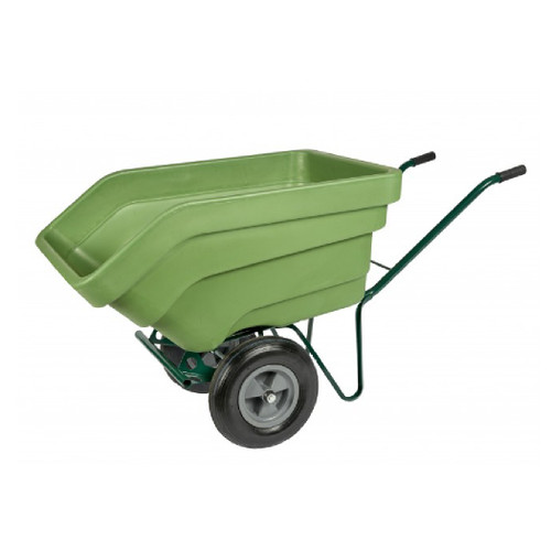 Carrimore Single Wheel Stable Barrow 120 Litre Wheelbarrow Homestead