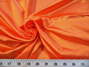 Discount Fabric Charmeuse Silky Bridal Satin Apparel Orange CS16 Discount Fabric Charmeuse Silky Bridal Satin Apparel Orange CS16