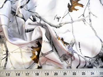 Discount Fabric True Timber Camo Conceal Snow Charmeuse Silky Bridal Satin CS18 Discount Fabric True Timber Camo Conceal Snow Charmeuse Silky Bridal Satin CS18