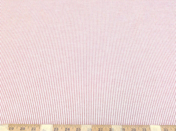 Discount Fabric Cotton Chambray Apparel Red and White Stripe CH100 Discount Fabric Cotton Chambray Apparel Red and White Stripe CH100