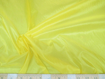 Discount Fabric Ripstop Rip Stop Nylon Water Resistant Yellow RS39 Discount Fabric Ripstop Rip Stop Nylon Water Resistant Yellow RS39