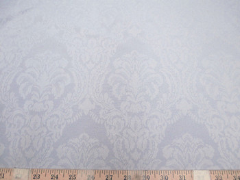 Discount Fabric 75 inches wide Drapery Jacquard Damask Floral Dove Gray DR48 Discount Fabric 75 inches wide Drapery Jacquard Damask Floral Dove Gray DR48
