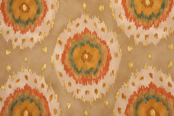 Discount Fabric Richloom Upholstery Drapery Alhambra Linen Ikat Medallion NN25 Discount Fabric Richloom Upholstery Drapery Alhambra Linen Ikat Medallion NN25