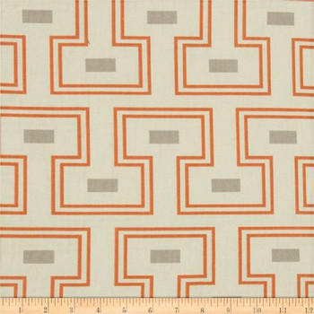 Discount Fabric Richloom Upholstery Drapery Orson Tangerine Geometric NN35 Discount Fabric Richloom Upholstery Drapery Orson Tangerine Geometric NN35