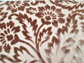 Fabric Robert Allen Beacon Hill Simran Topaz Silk Velvet Floral Upholstery *J30 Fabric Robert Allen Beacon Hill Simran Topaz Silk Velvet Floral Upholstery *J30