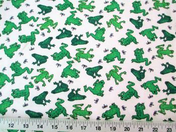 Discount Fabric Cozy Cotton Flannel Green Frogs and Dragonflies K409 Discount Fabric Cozy Cotton Flannel Green Frogs and Dragonflies K409
