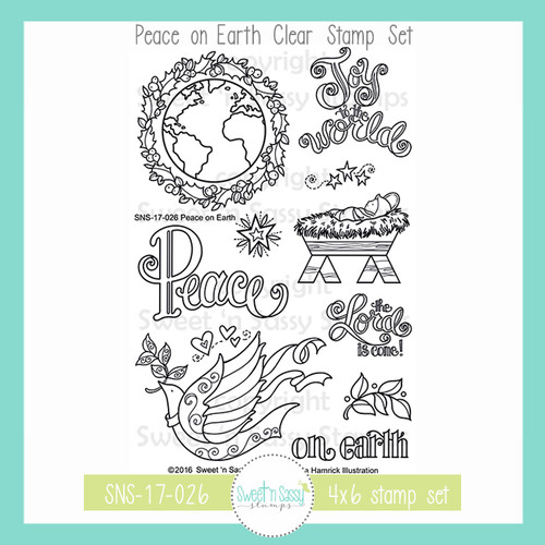 Peace on Earth Clear Stamp Set Peace on Earth Clear Stamp Set