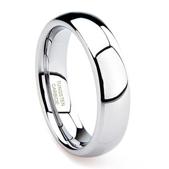 6 mm Domed Tungsten Band, Lifetime Warranty - C002C 6 mm Domed Tungsten Band, Lifetime Warranty - C002C