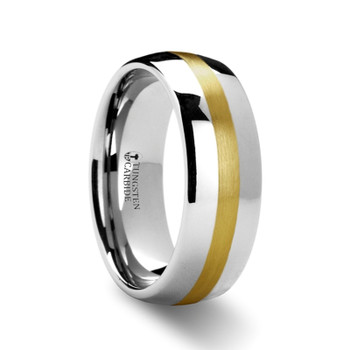 8 mm Tungsten/Gold Wedding Band - YG869TR 8 mm Tungsten/Gold Wedding Band - YG869TR