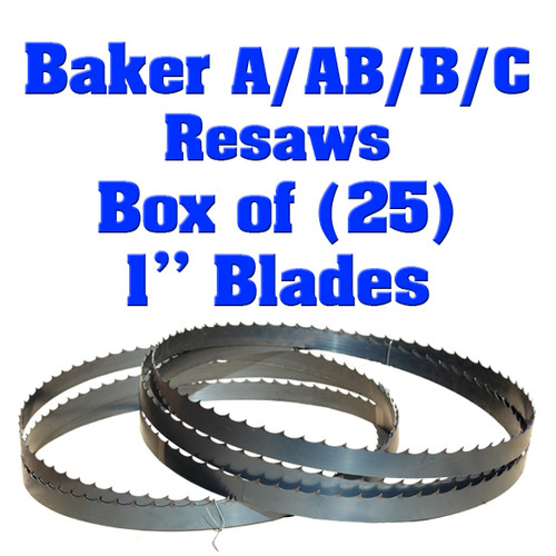 Bandsaw blades for Baker A resaws