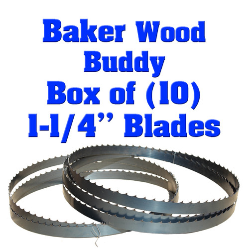 Bandsaw blades for the Baker Wood Buddy sawmill