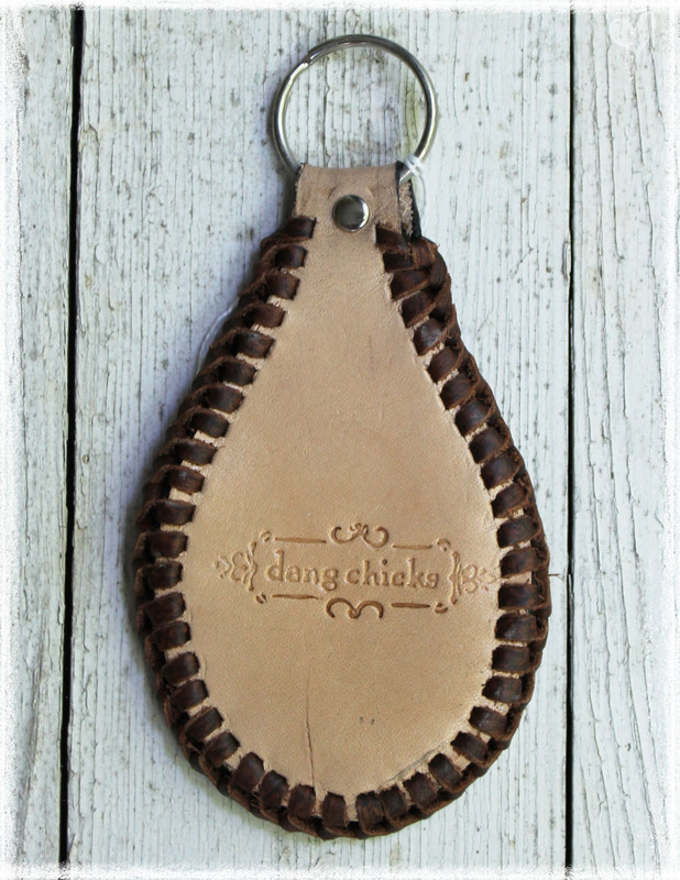 Exotic Skin and Leather Keychain