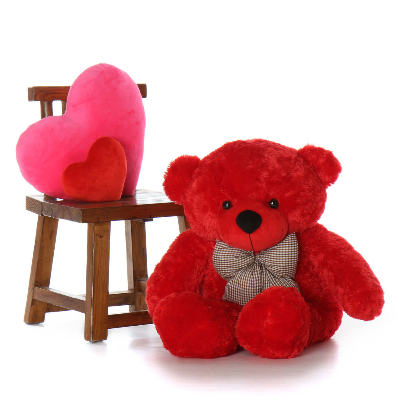 Bitsy Cuddles 38 Large Red Plush Teddy Bear Giant Teddy 