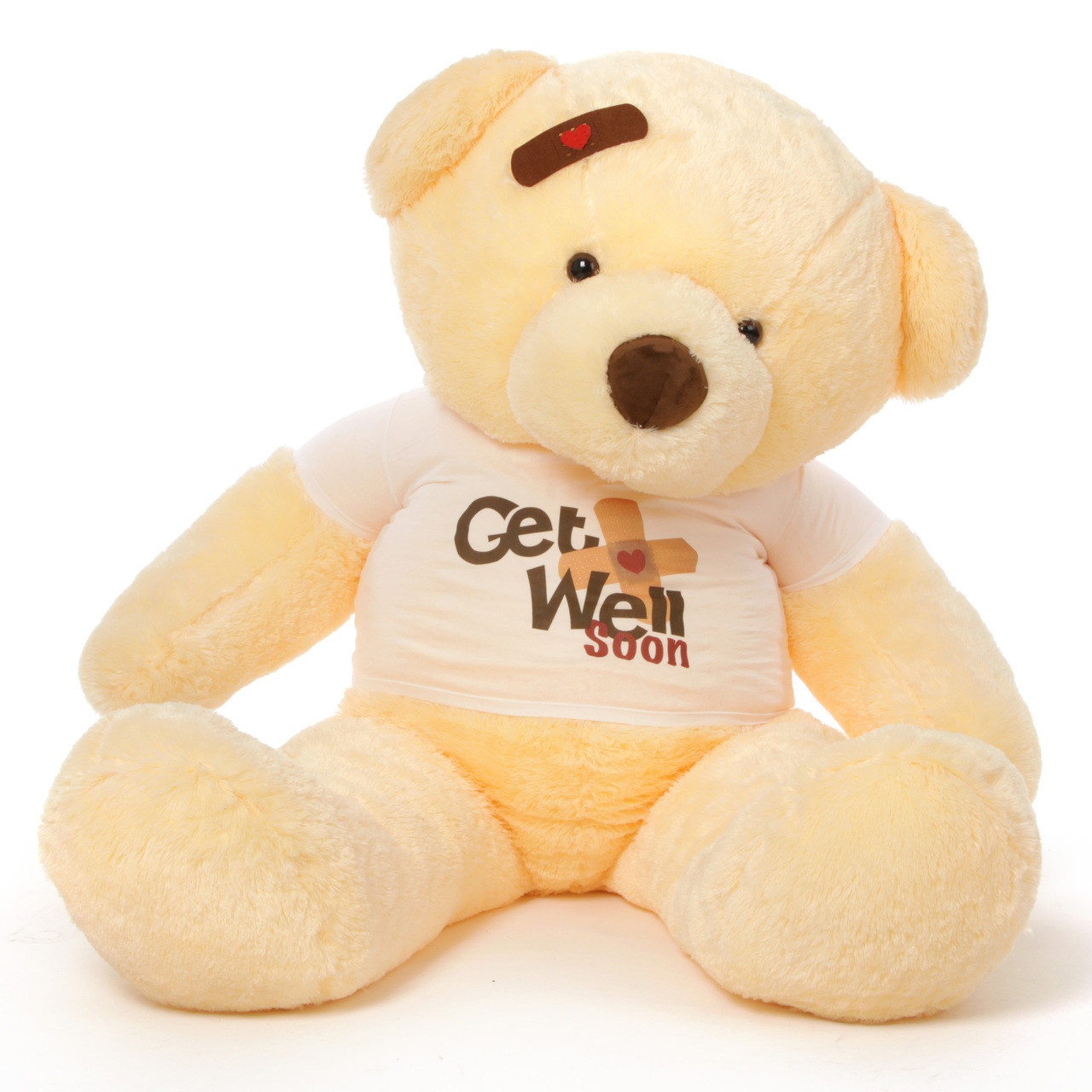 5ft huge adorable get well soon teddy bears in 3 colors with custom