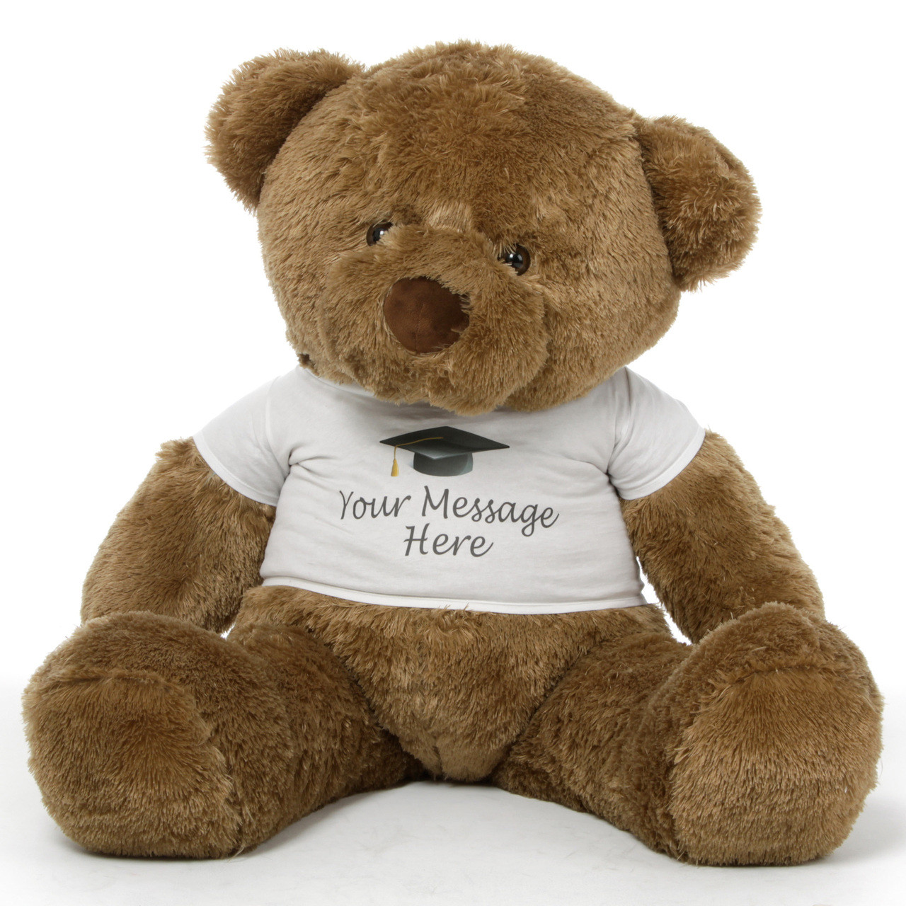 Huge 4ft Personalized Graduation Teddy Bear Gifts in 6 Color Choices