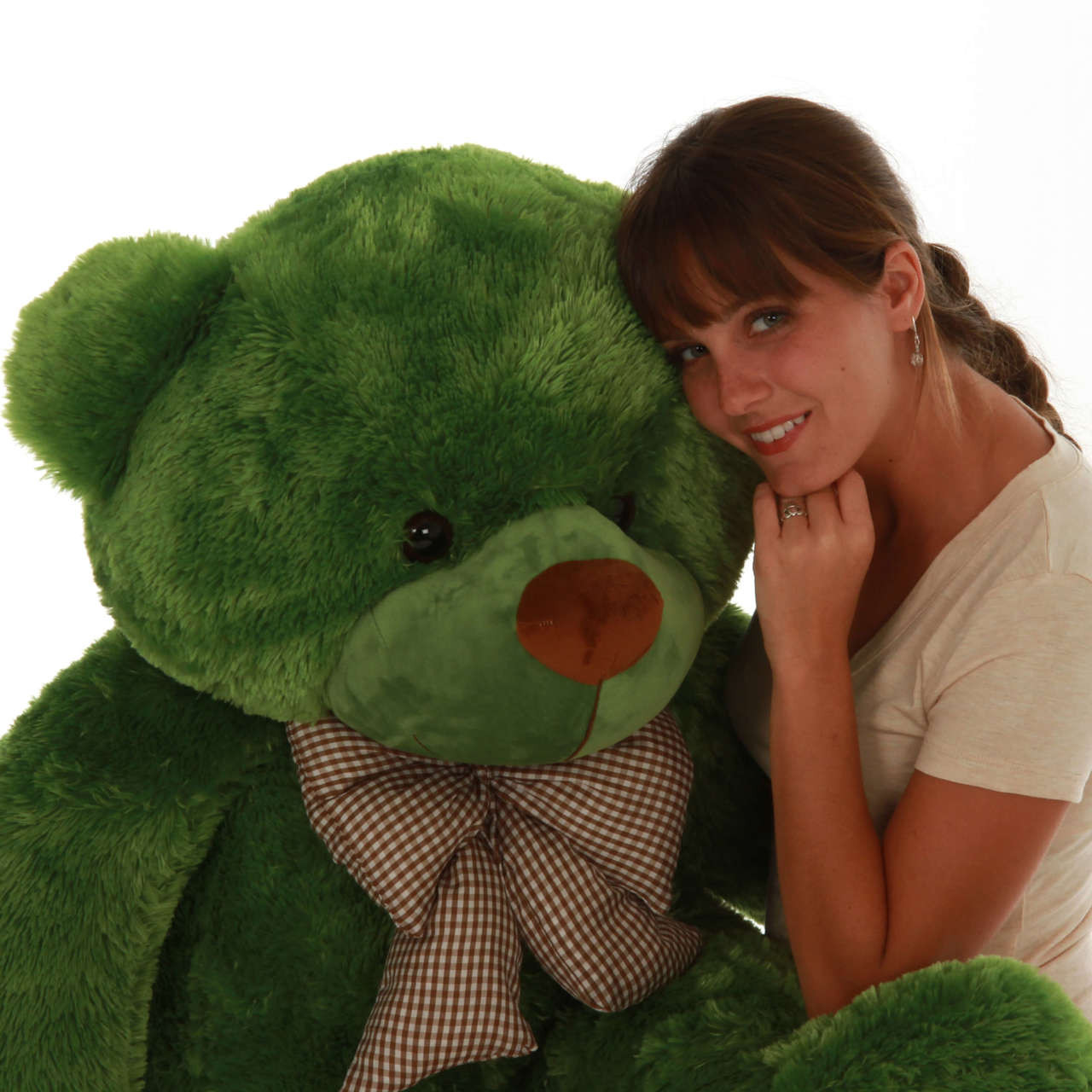 green teddy bear
