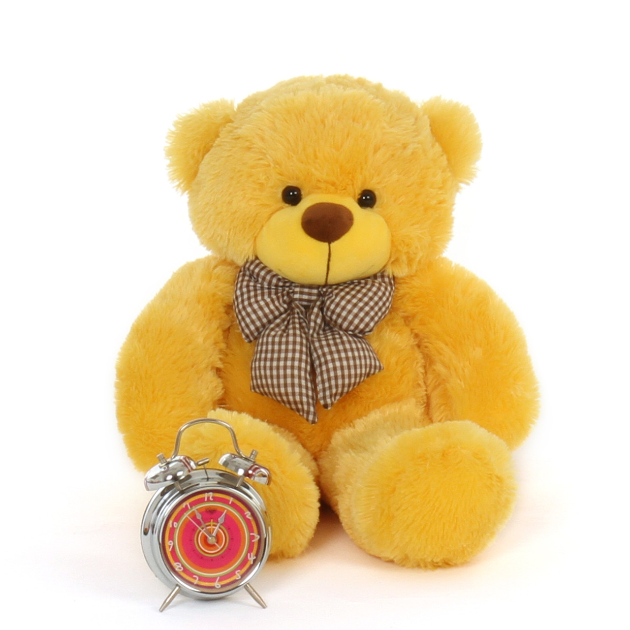 Download 2ft Big Adorable Huggable Yellow Teddy Bear Daisy Cuddles