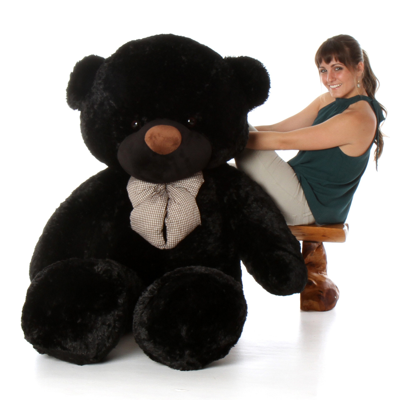 6ft Life Size Teddy Bear Juju Cuddles soft and huggable 