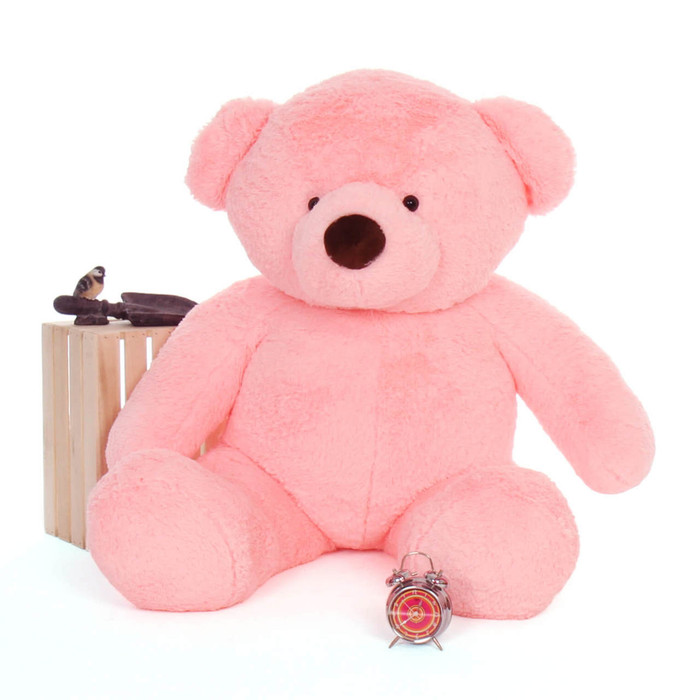 Gigi Chubs Plush and Adorable Light Rose Teddy Bear 5ft