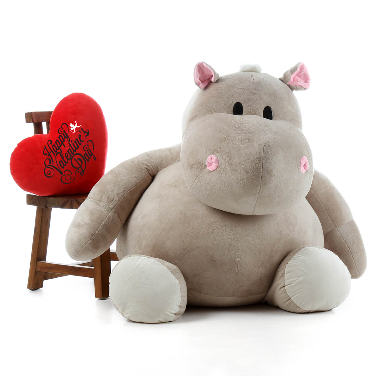 Life size hippo store stuffed animal