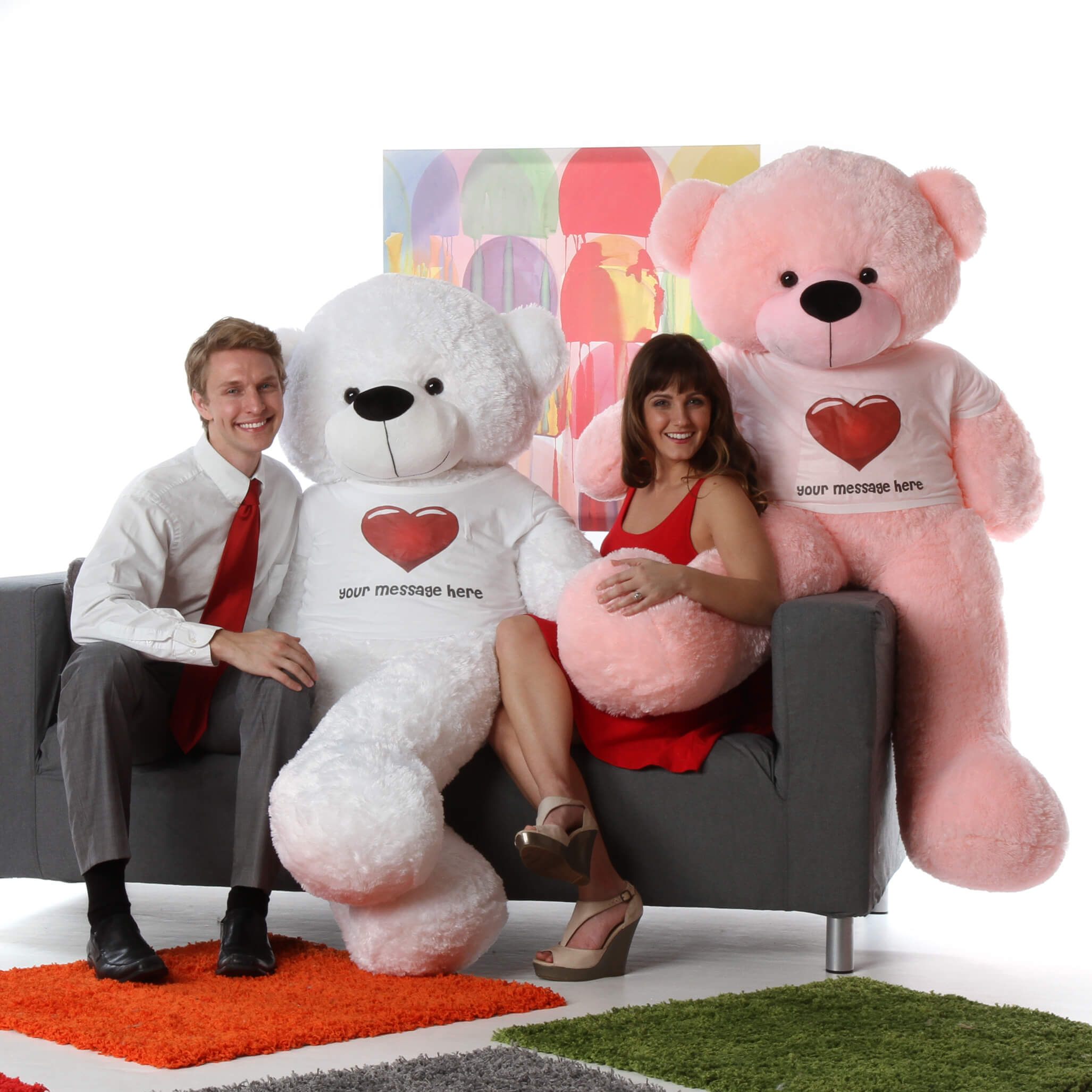 6ft Giant Life Size Pink Teddy Bear Lady Cuddles