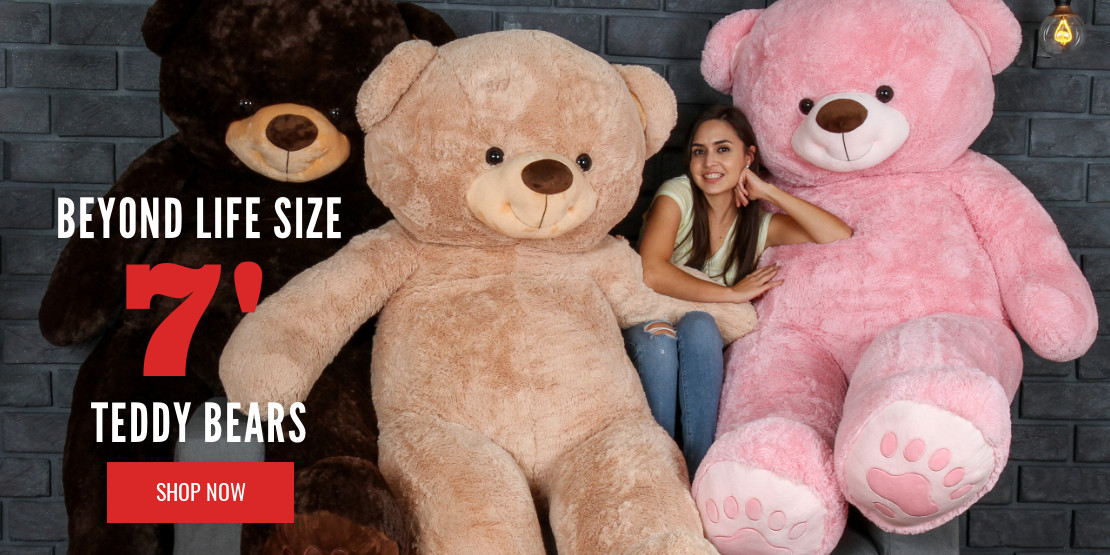 Giant Teddy Bears 2 To 7ft Tall, Many Colors, Styles | Giant Teddy