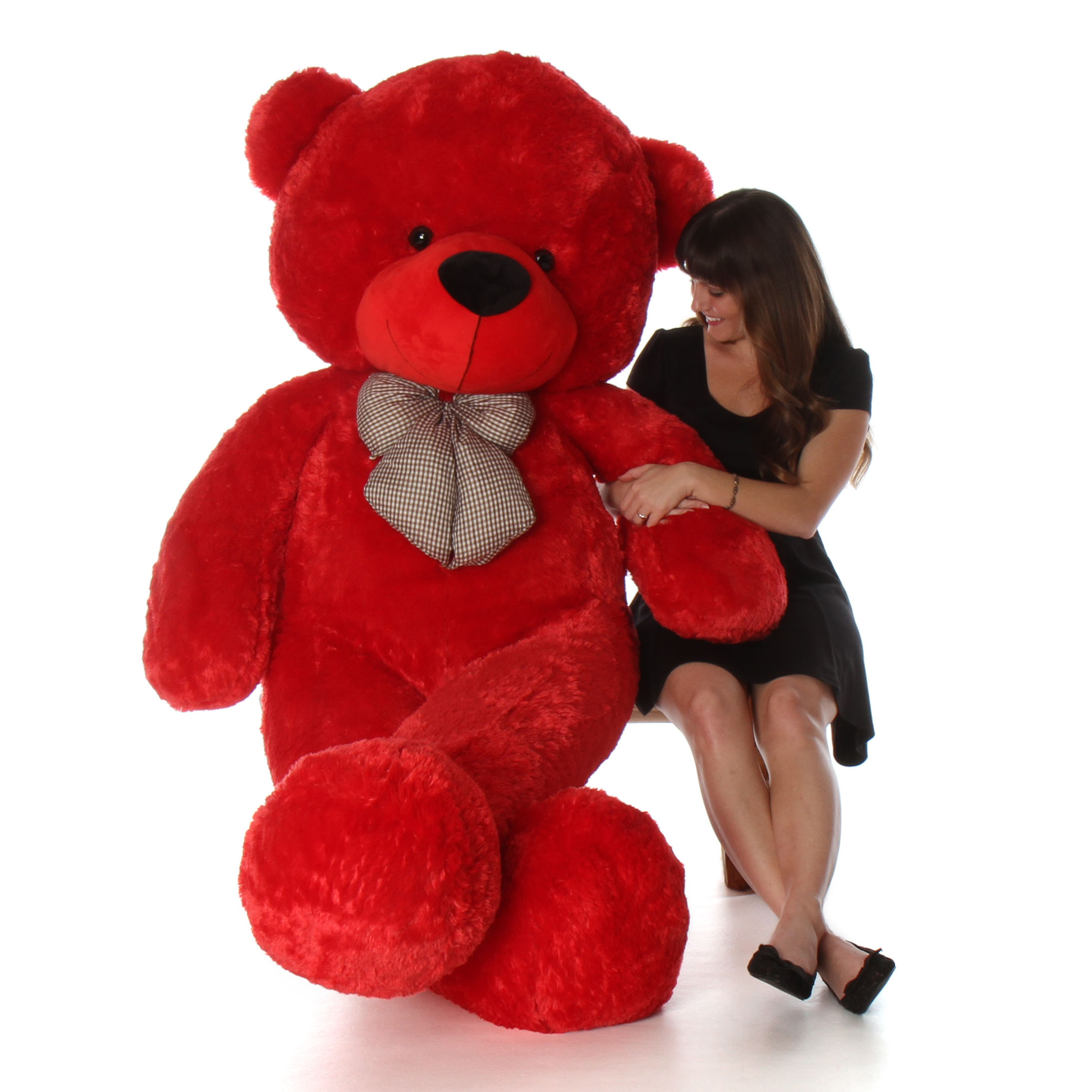 6 Foot Huge Life Size Red Valentine’s Day Teddy Bear Bitsy ...