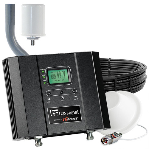 Top Signal HiBoost 10K Cell Phone Signal Booster with 1 Antenna TS543011 (50 Ohm): Kit Top Signal HiBoost 10K Cell Phone Signal Booster with 1 Antenna TS543011 (50 Ohm): Kit