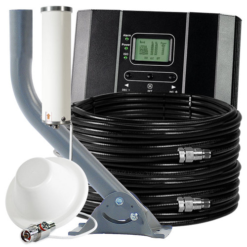 Top Signal 2X HiBoost 15K Cell Phone Signal Booster with 1 Antenna TS544021 (50 Ohm): Kit Top Signal 2X HiBoost 15K Cell Phone Signal Booster with 1 Antenna TS544021 (50 Ohm): Kit