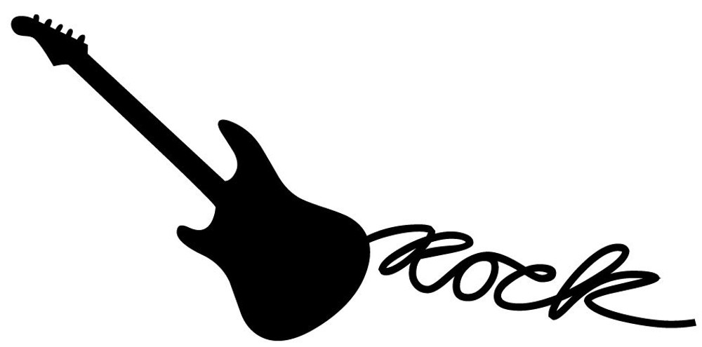 music car decals car stickers rock guitar car decal