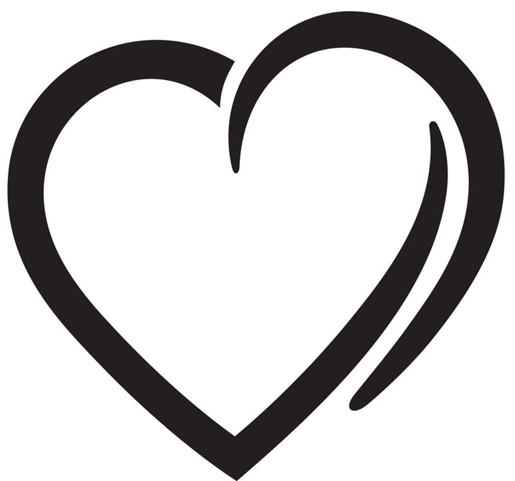 heart car decals car stickers heart car decal 13 anydecalscom