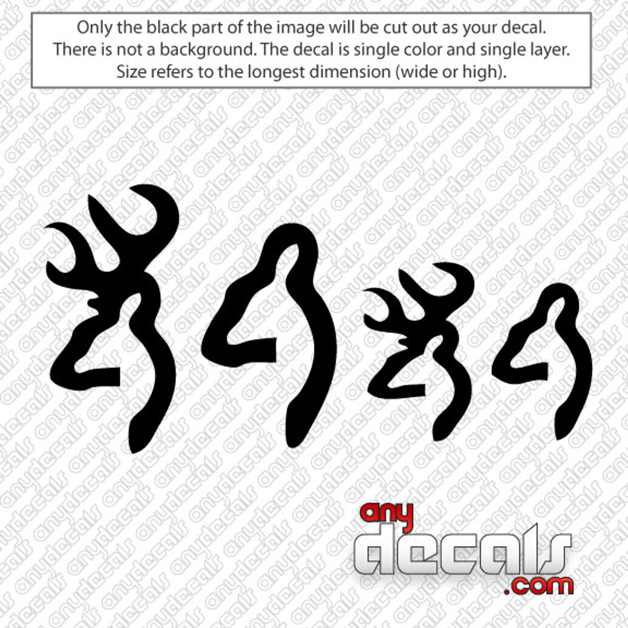 Download Car Decals - Car Stickers | Browning Deer Family Car Decal ...