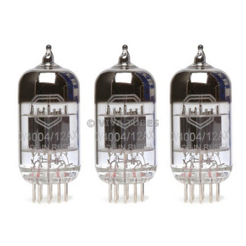 New Gain Matched Trio (3) Mullard Reissue CV4004 / 12AX7 Low Noise Vacuum Tubes New Gain Matched Trio (3) Mullard Reissue CV4004 / 12AX7 Low Noise Vacuum Tubes