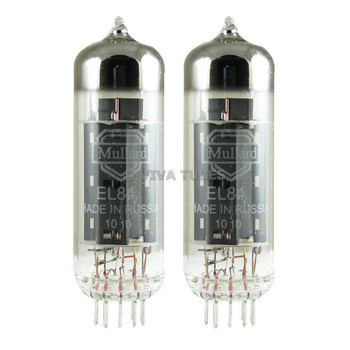 Brand New Plate Current Matched Pair Mullard Reissue EL84 / 6BQ5 Vacuum Tubes Brand New Plate Current Matched Pair Mullard Reissue EL84 / 6BQ5 Vacuum Tubes