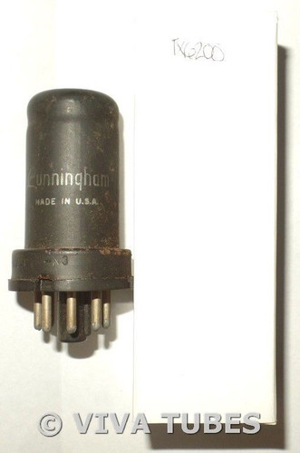 NOS RCA Cunningham USA 12SC7 Metal RST Vacuum Tube 100+%