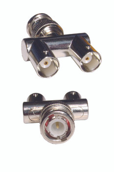 BNC-M Double BNC-F 180Deg Y-Type - P0708 BNC-M Double BNC-F 180Deg Y-Type - P0708