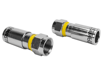 F-Type RG6 Compression - P0722YEL F-Type RG6 Compression - P0722YEL