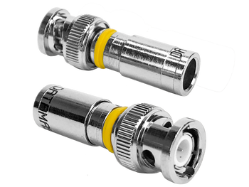 BNC RG6 Compression - P0724YEL BNC RG6 Compression - P0724YEL