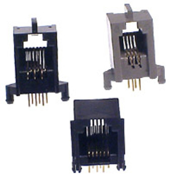 6P6C Skt PCB Blk - P1341 6P6C Skt PCB Blk - P1341