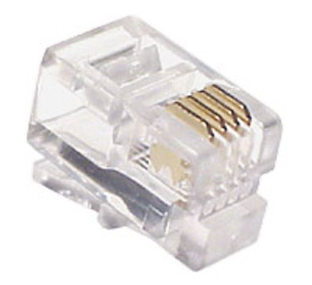 4P4C Solid Round 2-Prong Twn - P2122-002 4P4C Solid Round 2-Prong Twn - P2122-002