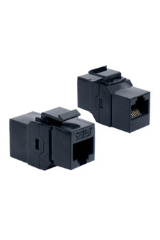 Cat 5e RJ45 Coupler Keystone Black - P2363-B5E Cat 5e RJ45 Coupler Keystone Black - P2363-B5E