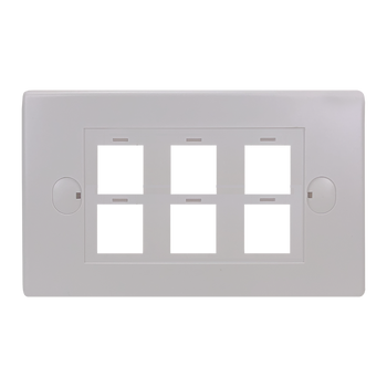 6Port Flush Plate - P4306 6Port Flush Plate - P4306