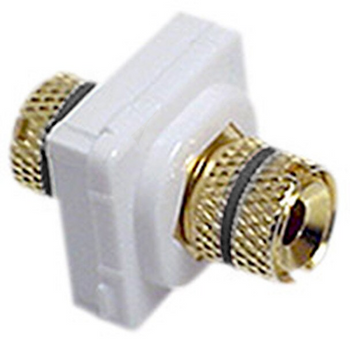 Speaker Banana Terminal Suits Aust Flush Plates - P4644BLK Speaker Banana Terminal Suits Aust Flush Plates - P4644BLK
