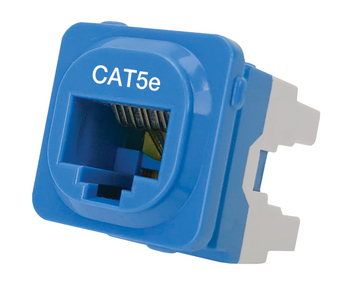 Cat 5e IDC Data Jack Blu 50-Bucket - P4665BLU Cat 5e IDC Data Jack Blu 50-Bucket - P4665BLU