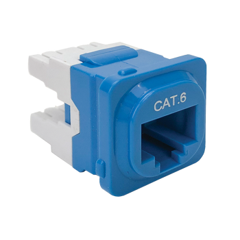 Cat 6 IDC Data Jack Blu 50-Bucket - P4666BLU Cat 6 IDC Data Jack Blu 50-Bucket - P4666BLU