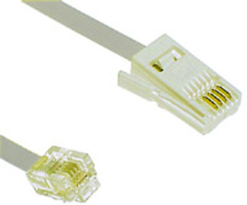 Modular 6P2C/NZ Plug 2m Ash - W0122ASH Modular 6P2C/NZ Plug 2m Ash - W0122ASH